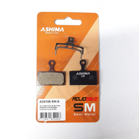 Pastilla de freno semi metálico Ashima AD0106-SM-S